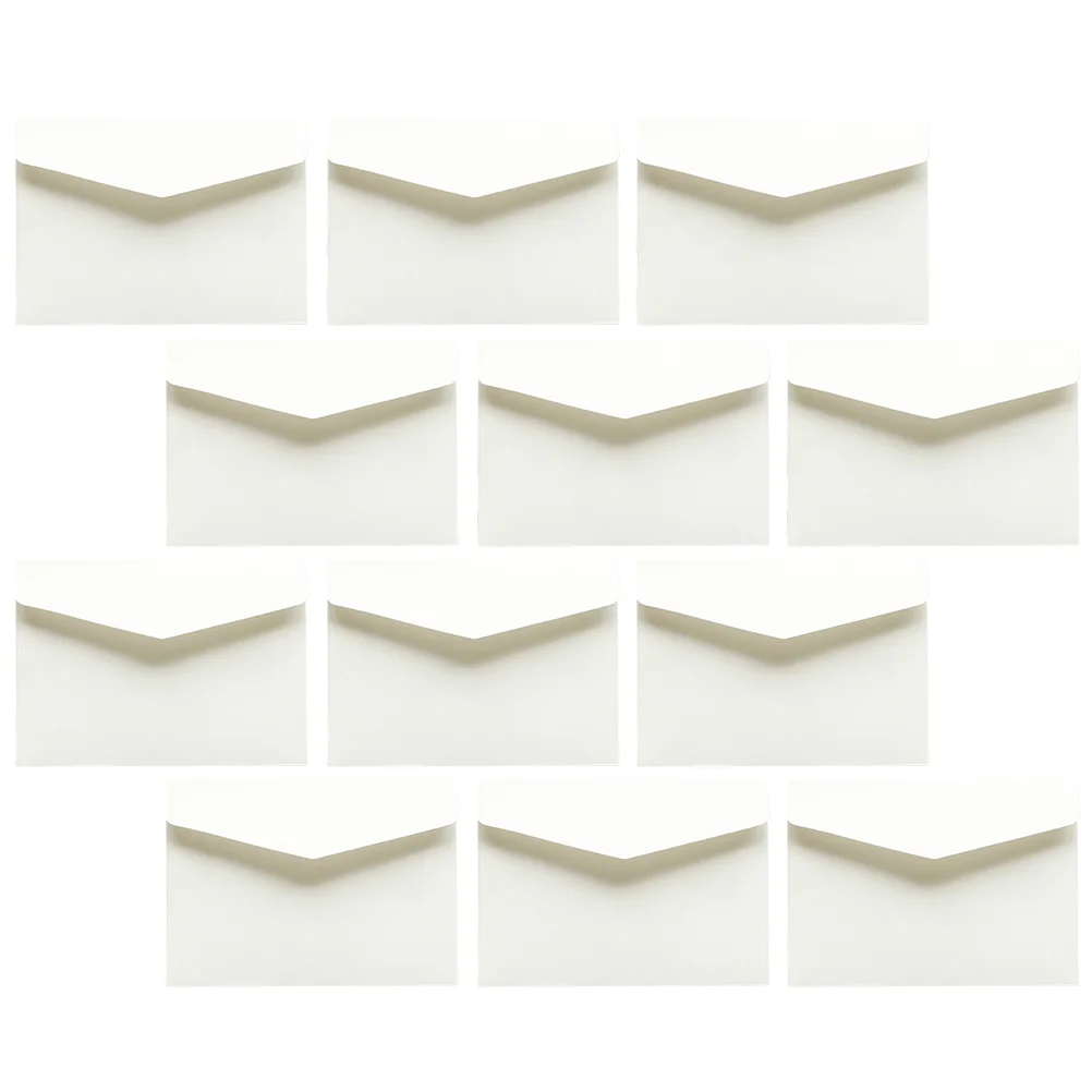 Mini Blank Envelopes Card Storage Bag Paper Envelopes Document Holder Business Letter Money Bags Thickened 100 Pcs mailing envelopes mini envelopes