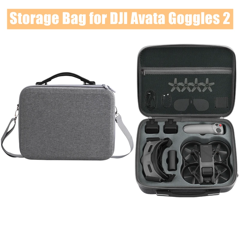 Storage Bag for DJI Avata Goggles 2 Advanced Set Protable Travel