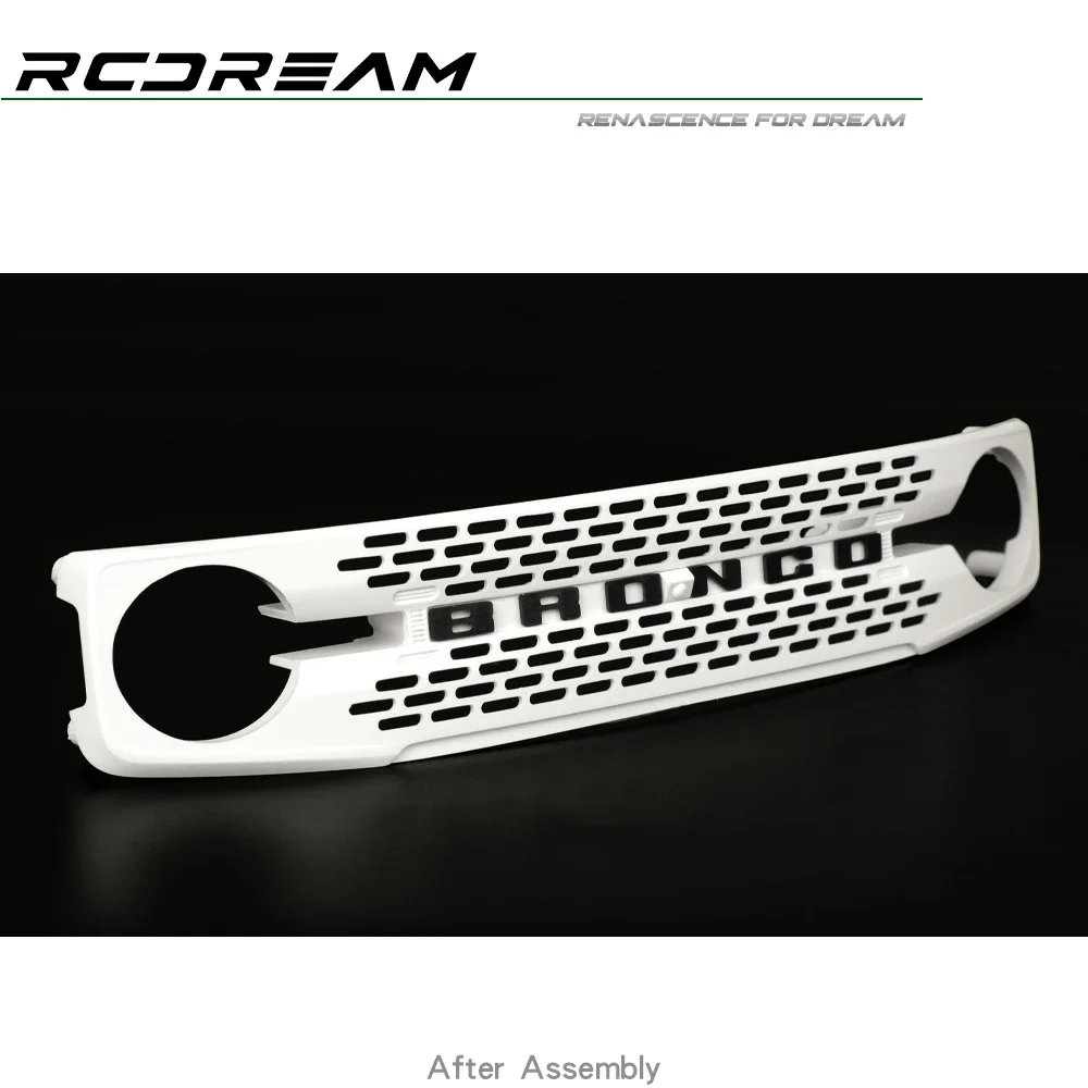 RCDream Front Grille Mask #A For TRAXXAS TRX4 New Bronco Body Upgrade Option parts #B6A1-W B6A1-B