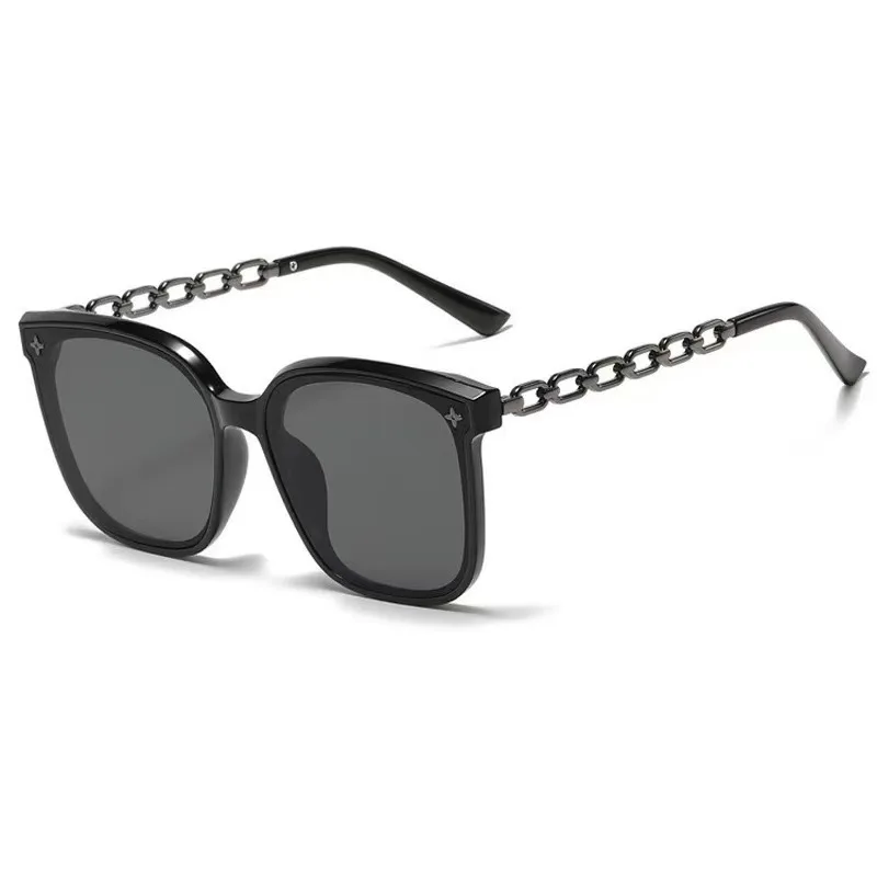 Women's Large Square Frame Sunglasses with Advanced Style