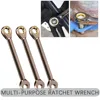 Wrench Flexible Multifunctional Gold Ratchet Wrench Torque Universal Wrench for Car Repair Tools Metric Hand Tools 6-15mm 1