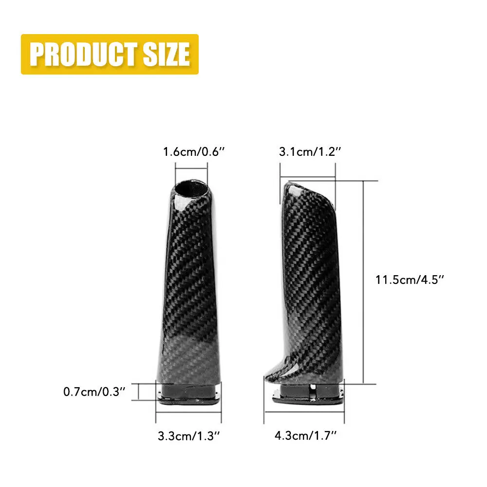Carbon Fiber Handbrake Handle Cover Suitable For BMW 3 Series E46 E90 E91 E92 E93 F30 F32 2005 -