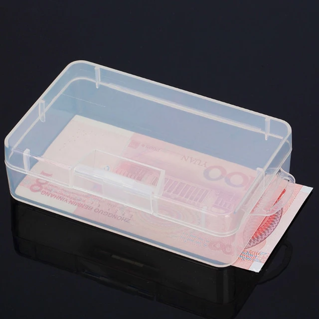 1PC Transparent Plastic Box Rectangular Hardware Classification Box With  Lid Storage Electronic Parts With Lid Collection Box - AliExpress