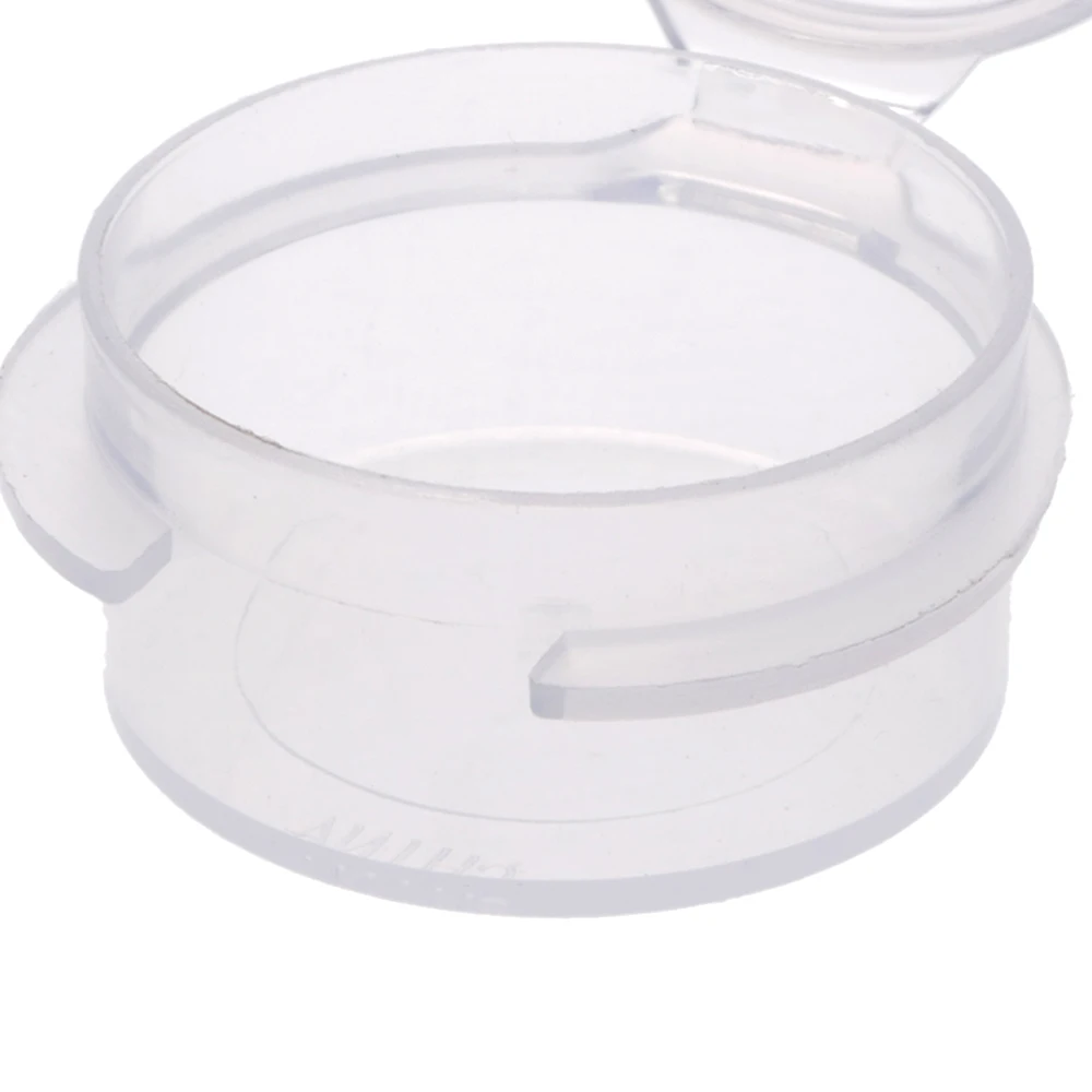 100Pcs 5g Make Up Jars Mini Sample Bottle Sealing Pot Face Cream Container Plastic Transparent Case Salad Sauce Portable Box
