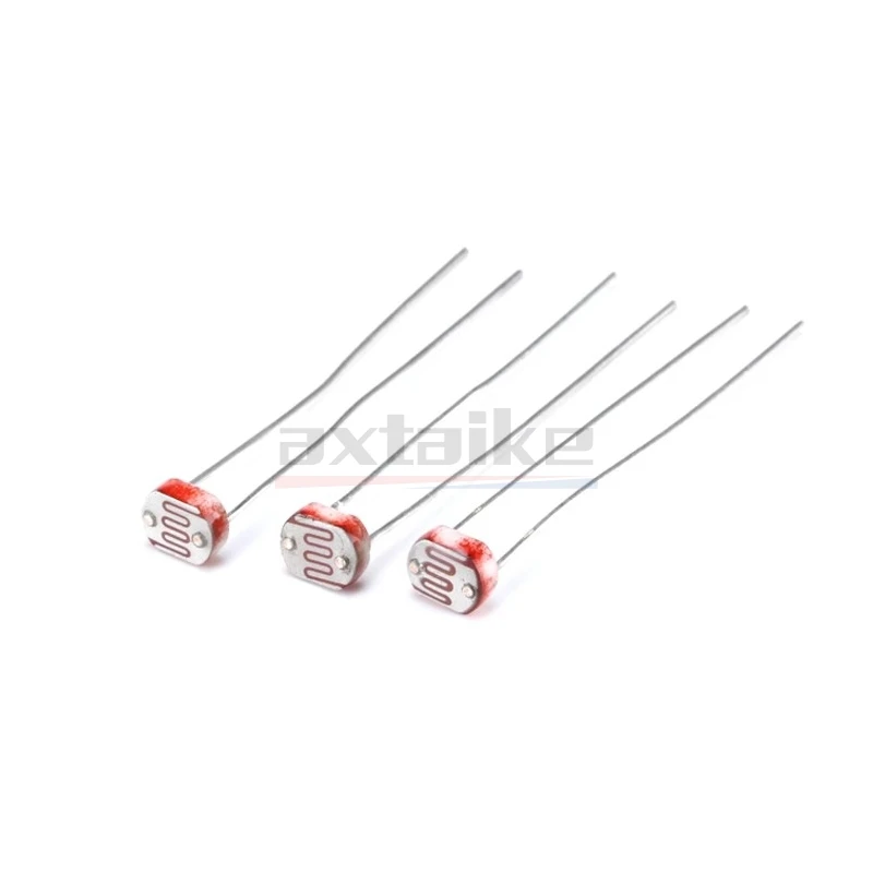 GL5506 GL5516 GL5528 GL5537 GL5539 GL5549 5mm Photoresistor Light-dependent Resistor LDR Light Detection Switch Sensor 20PCS