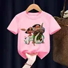 2024 Moana New Girls T-Shirts Summer Kids Cartoon T Shirts Short Sleeve Fashion Tees Tops Children Fashion Casual TShirts 1-14 Y 1
