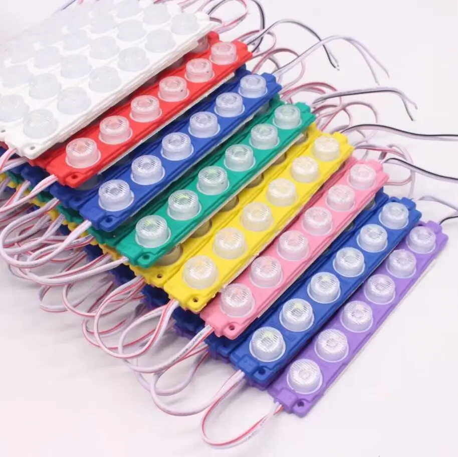 Ultra-thin LED Warning Light 6 LED Grille Signal Lights Truck Stop Lamp Trailer Indicator Advertising light Guide Plate 24V