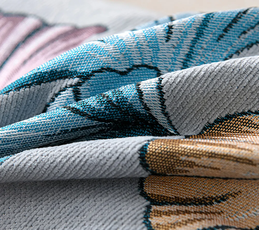 Weiches Chenille-Nickerchen-Rückenkissen, Nachttisch, Wohnzimmer, Sofakissen, gemütliches Schlaf-Nackenstützkissen für Zuhause oder Reisen – Detail 5