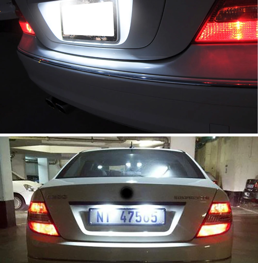 2 Stücke LED Kennzeichenbeleuchtung Auto Led Signallampe Canbus Fehlerfrei Für Seat Alhambra 2011 - Autos Teile Zubehör – Detail 12
