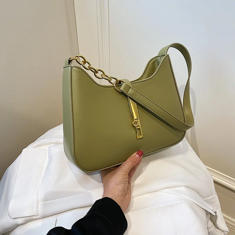 

This Year's Popular Niche Design Small Bag Women's New Fashion Versatile Messenger Single Shoulder Armpit Lady Simple Atmosphere