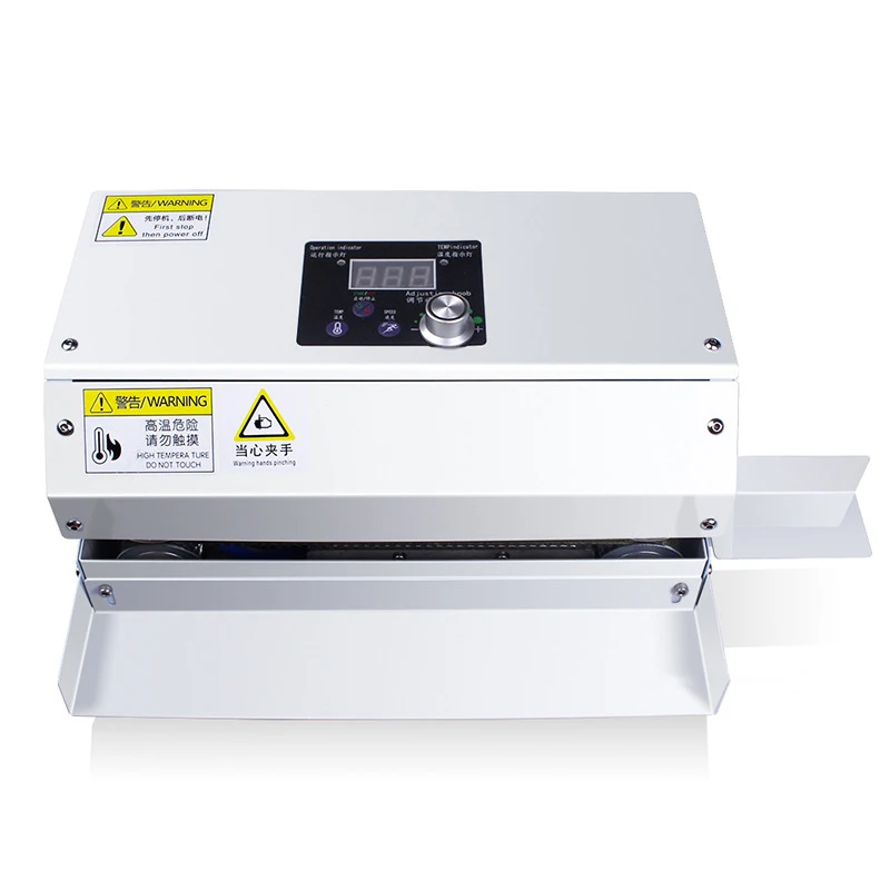 GLF-100 commercial continuous sealing machine, tea bag coffee bag aluminum foil sealing machine, various bags