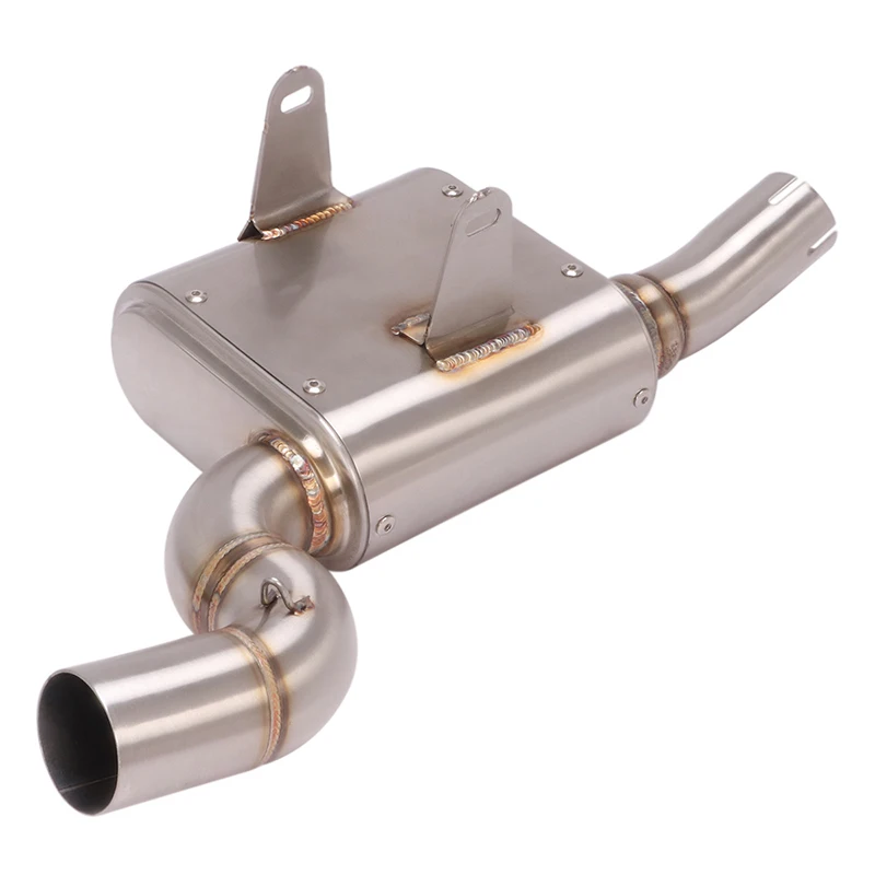 Motorcycle Exhaust Escape System Modified Middle Link Pipe Connect Original Muffler Slip On For QJMOTOR QJ600GS SRK600 SRK600RR - Image 2