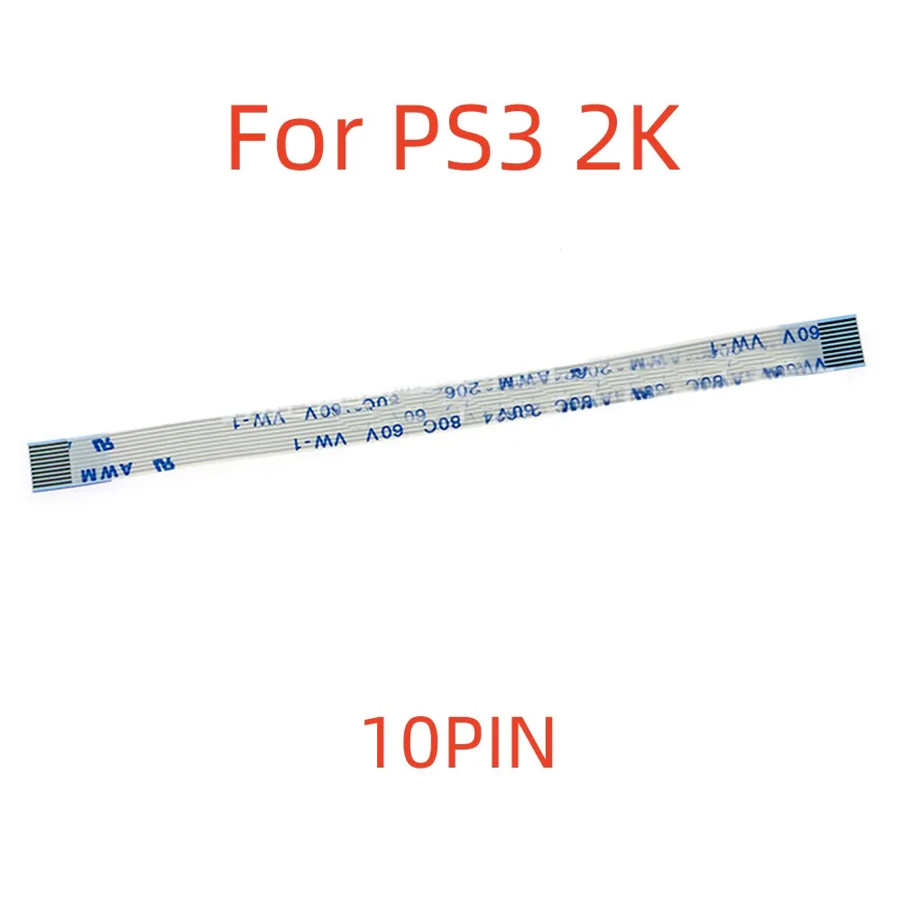 

100PCS 10pin Power Switch Ribbon flex Cable For ps3 slim 2K power on off reset Flexible Flat Ribbon Cable
