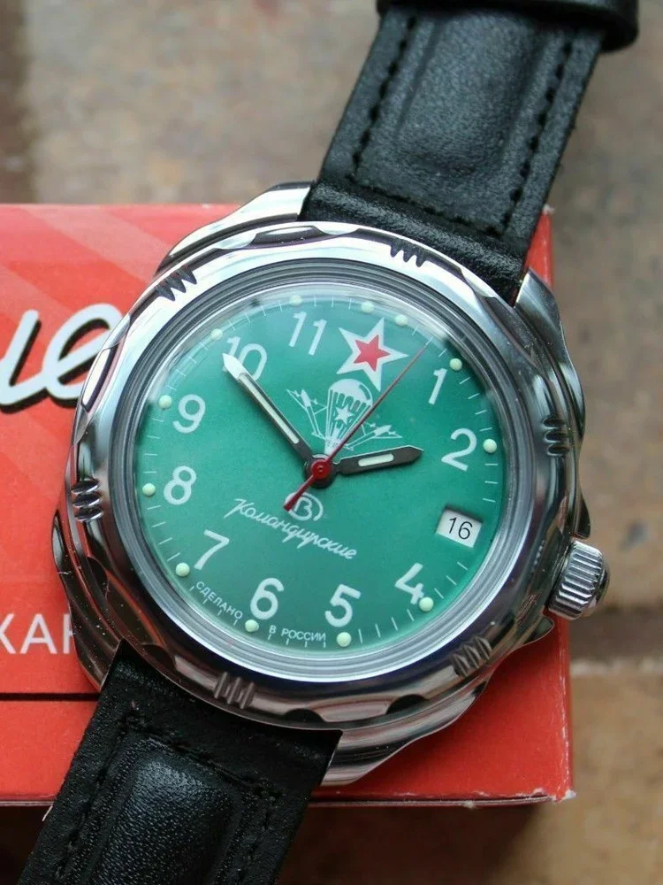 Russian  Commander Male Military Watch Waterproof Mechanical Watch Alpha Special Forces Same Shockproof Nightlight