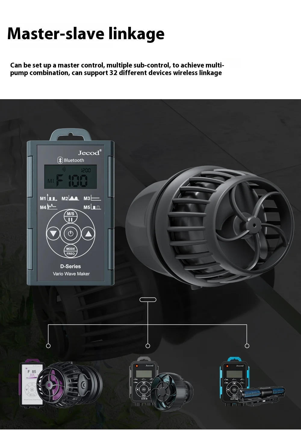 Jebao Jecod DMP Wave maker Pump New Smart Bluetooth App