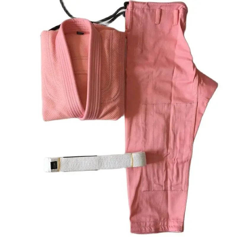 Pink Jiu Jitsu/BJJ Gi Uniforms Kids MMA Grappling Kimono Jiu Jitsu Gi