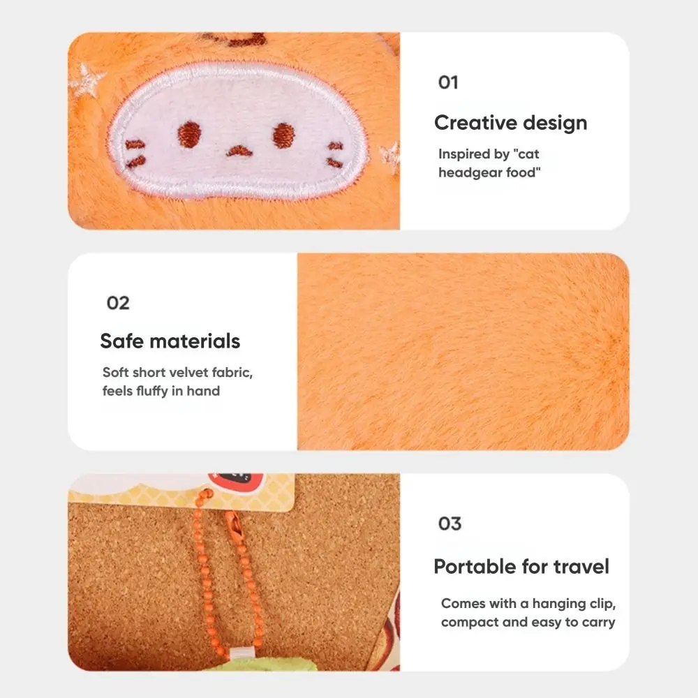 Multicolor Plush Cat Keychain Pendant Cartoon Cat Couples Sweet Kitten Doll Keyring Soft Car Decoration Lucky Charm Gift Toys