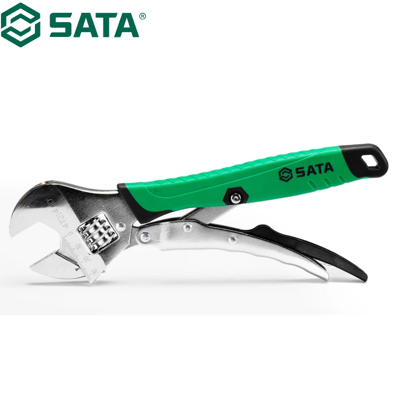 

SATA 47213 Strong Adjustable Wrench 8‘’ High Quality Materials Exquisite Workmanship Simple Operation Improve Work Efficiency