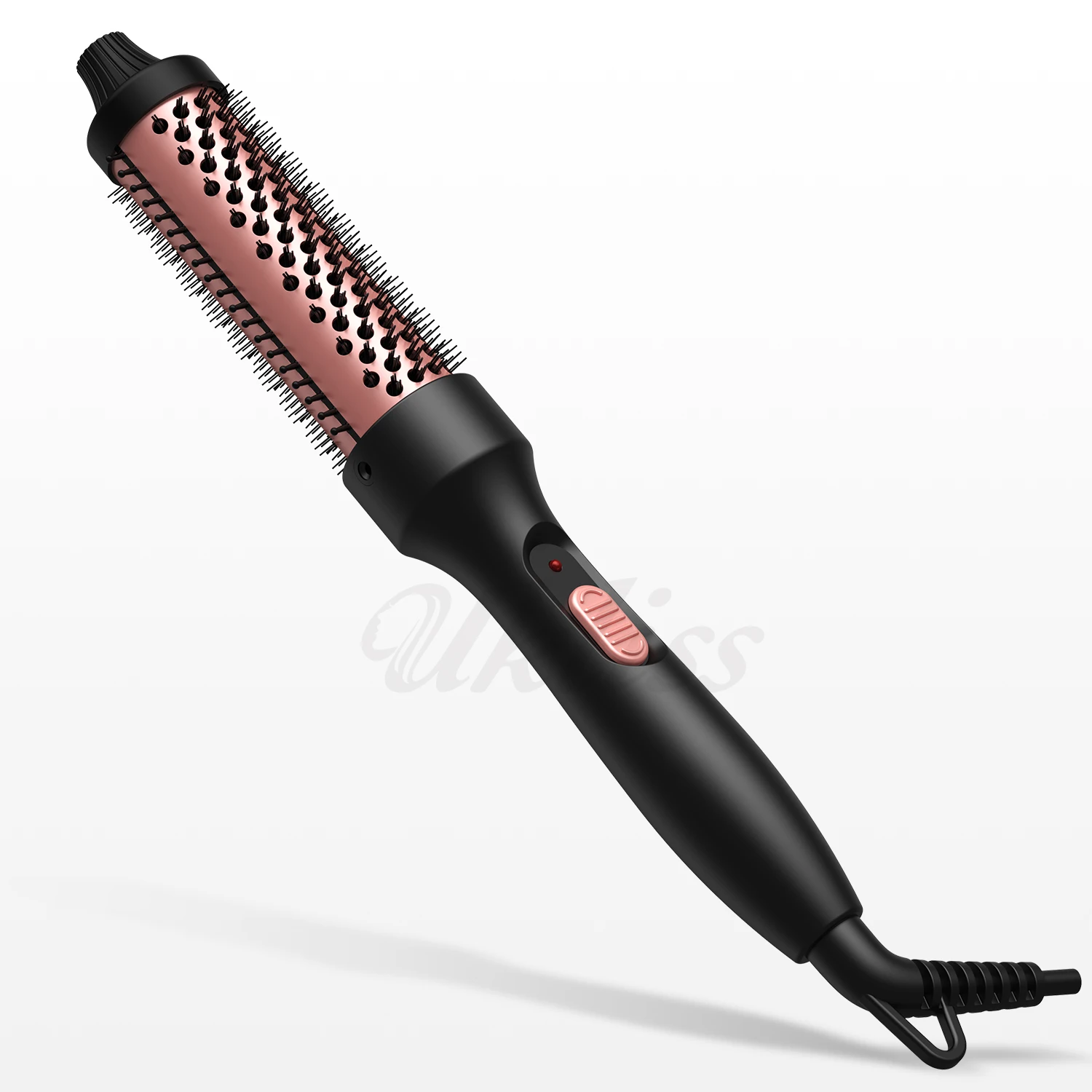 3 in 1 Thermal Brush Ceramic Hair Curler Comb Curling Wand Fast Heating Hot Brush Travel Curling Irons Double PTC Curling Brush