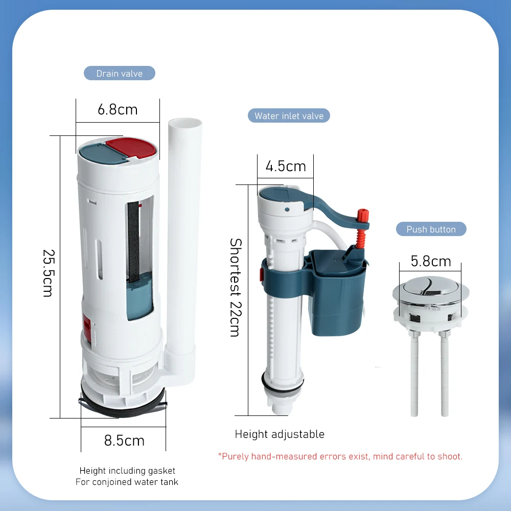 Flush Toilet Drain Valve Old Toilet Inlet and Outlet Valve Tank