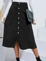 Women Plus Size Autumn Skirt