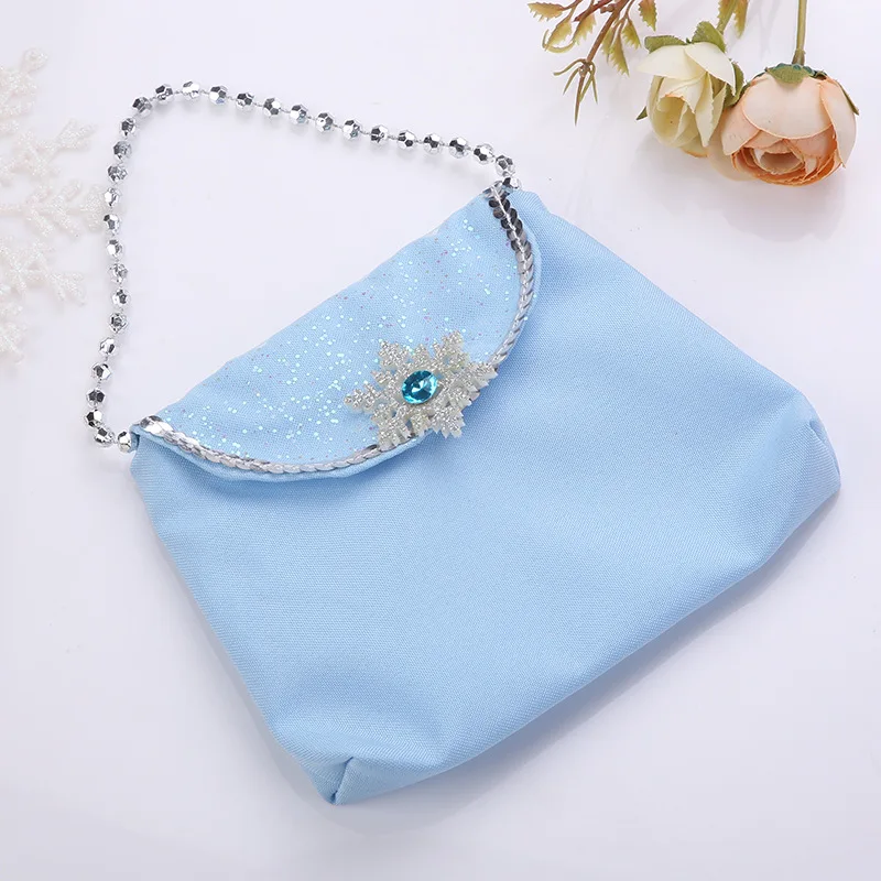 accessoriesbaby eating  Kids Girl Snow Ice Queen Princess Handbag Princess Cute Bag Tiara Hair Combs Crown Magic Wands Fairy Wand Princess Diademe car baby accessories Baby Accessories