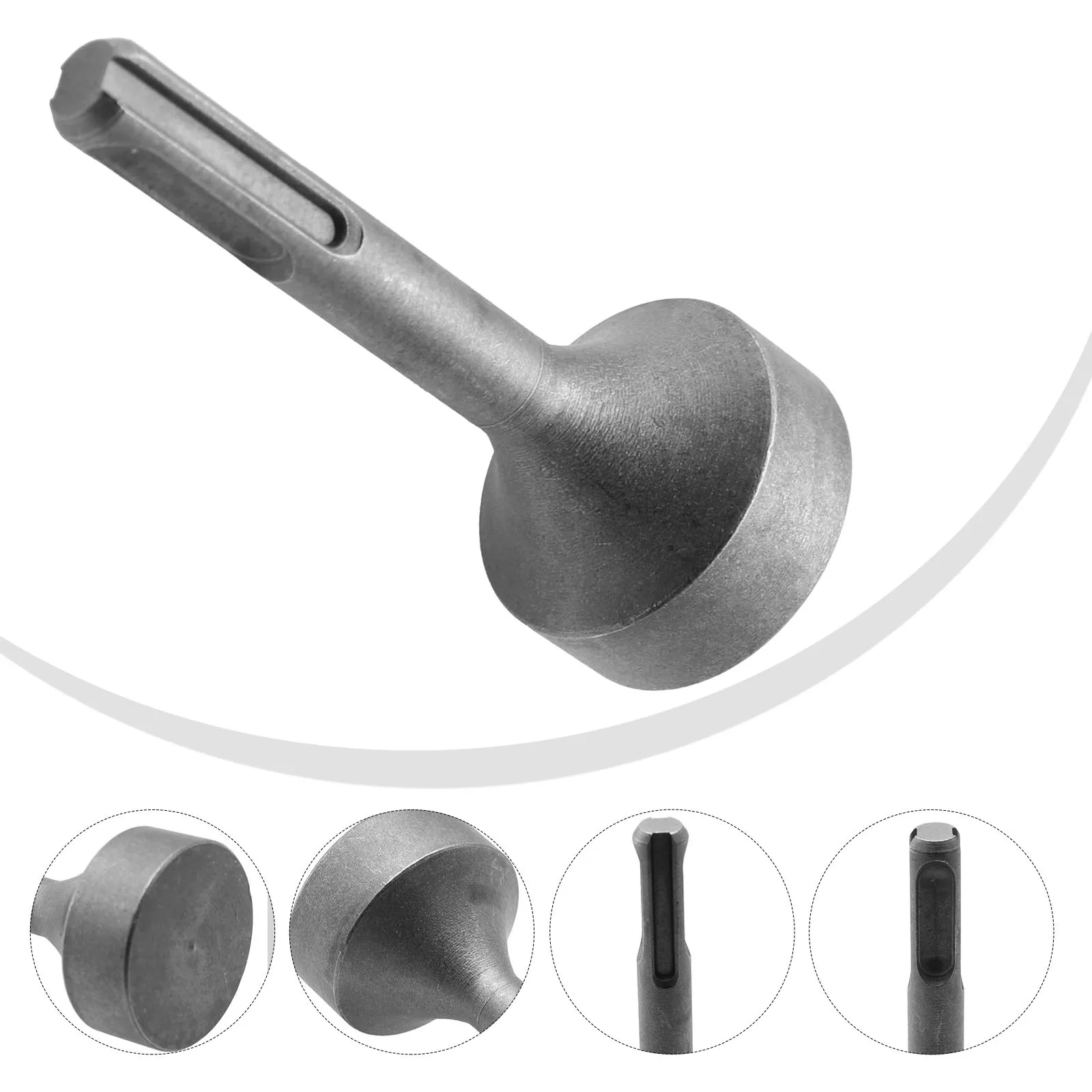 

Ground Rod Driver 85mm Metal Drill Bit Rotary Hammer Drill SDS Plus Driver Ground Rod Bits Socket Tool 35mm Solid Hammer Round