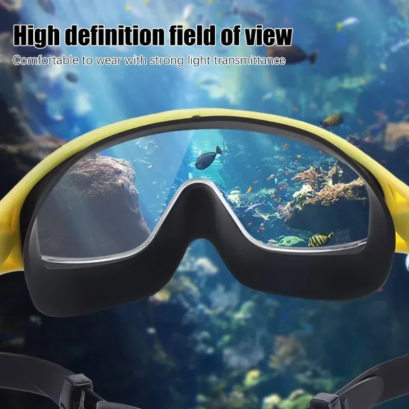 Professional Swimming Goggles Anti-Fog Swimming Glasses Adults Snorkeling Diving Goggles Adjustable Binoculars Water Glasses swimming goggles