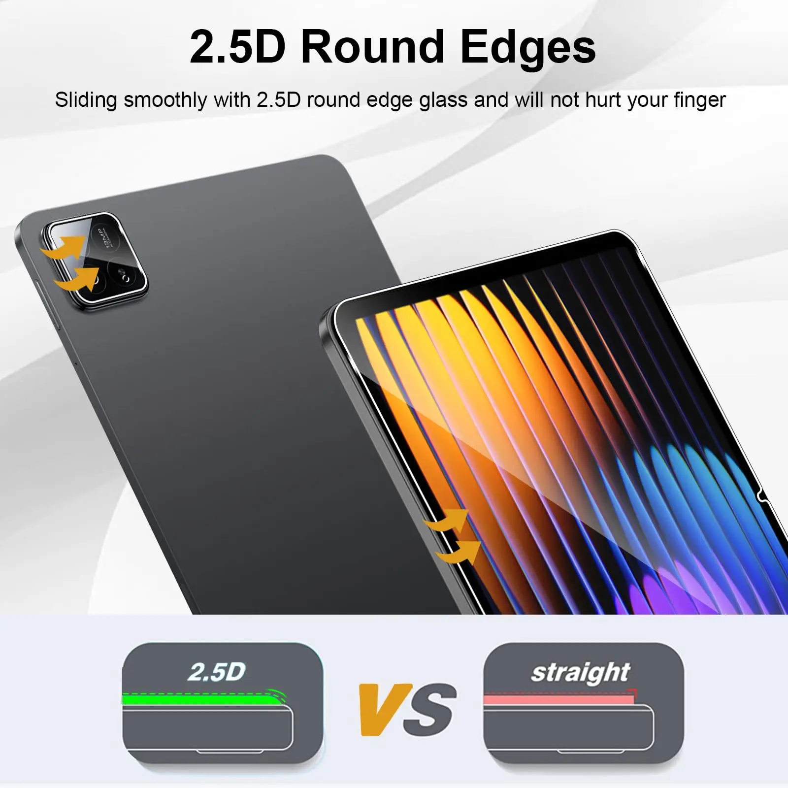 High Quality Tempered Film for Xiaomi Pad 7 / 7 Pro 11.2 inch 2024 Screen Protector with Camera Protective Glass 9H Anti-scratch 4