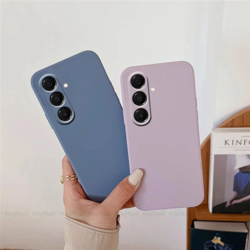 Enhanced Liquid Silicone Shockproof Case Cover for Samsung Galaxy - Soft TPU Bumper Design