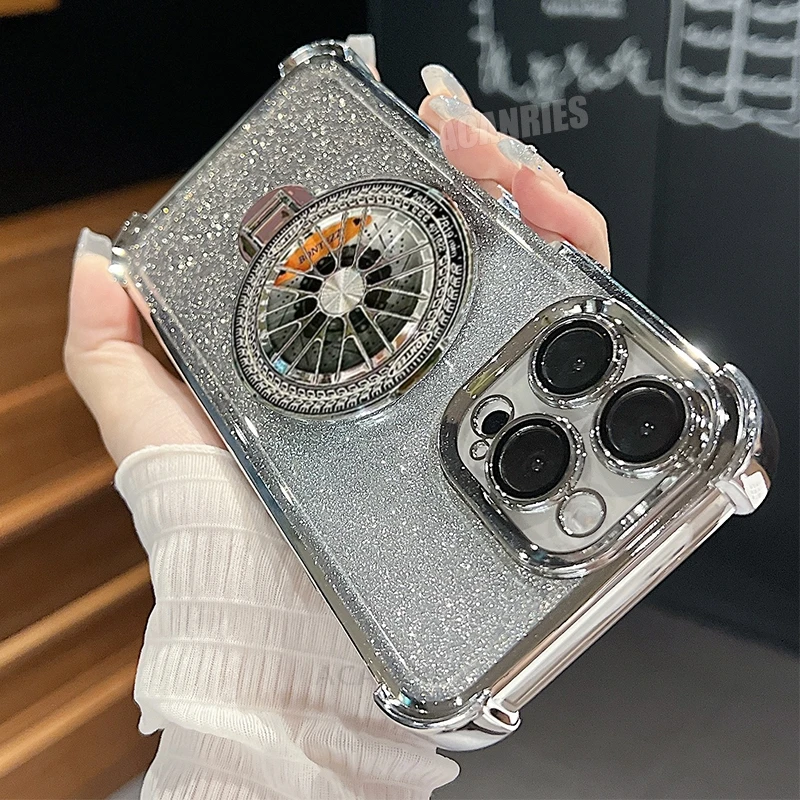 Xiaomi14t تصفيح تدوير حامل غطاء من السيليكون على X...