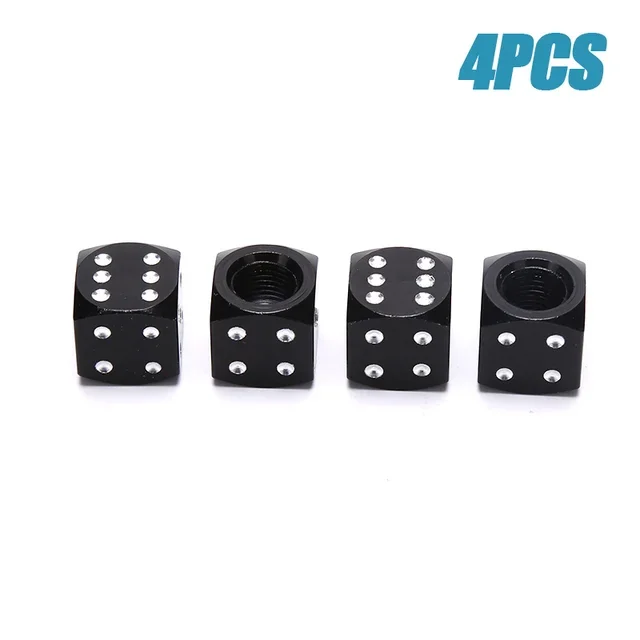 Set Di 4 Dadi Valvola Aria In Alluminio Verde - Accessori Per Auto, Moto, Camper - Tappi Antipolvere Con Guarnizione - 4
