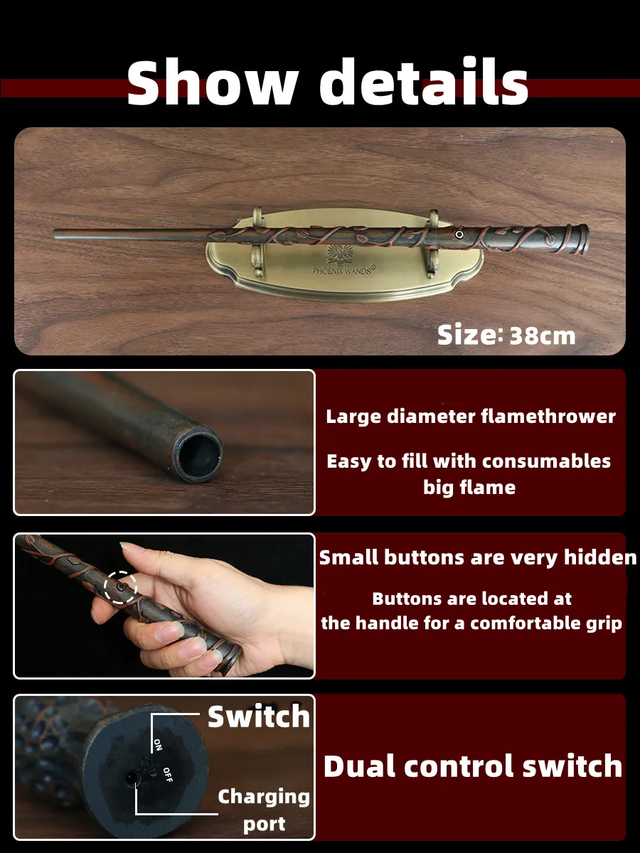 Harry Potter Electronic Fire Shooting Wand 