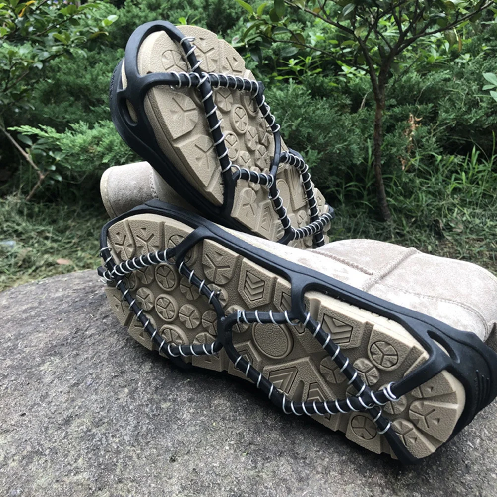 

Ice Drive Crutch Tips Fishing Shoe Covers Non-slip Shoes Running Hiking Gear Anti-Skid Mountaineering