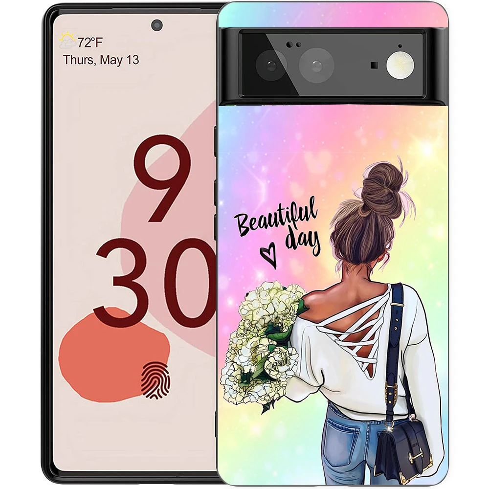 Super Mom Baby Handyhülle für Google Pixel 8 7 6 7A 6A Pro 5G, stoßfestes Silikon, weich, 9 Pro XL 8 Pro 5G Shell Coque Cases – Detail 7