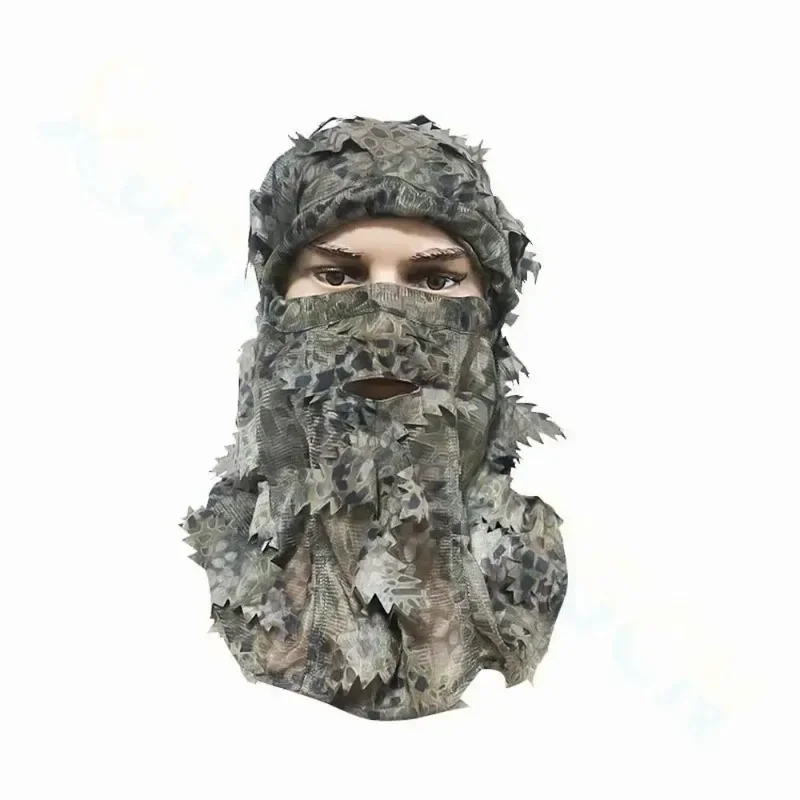 3D Camouflage Balaclava Full Face Mask Wargame Cycling Hunting Bike Helmet Liner Tactical Airsoft Cap