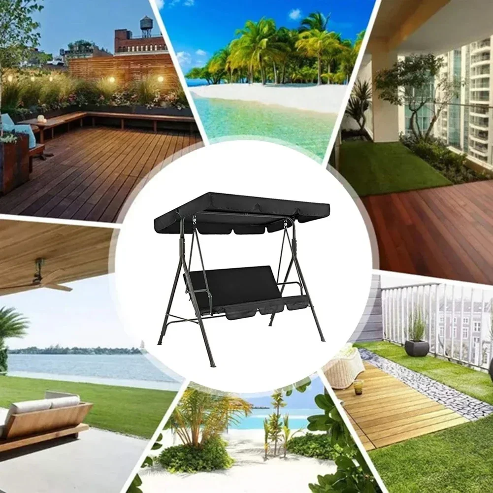 Swing chair sunshade canopy 1pc for picnics meeting activities outdoor furniture accessories swing cover