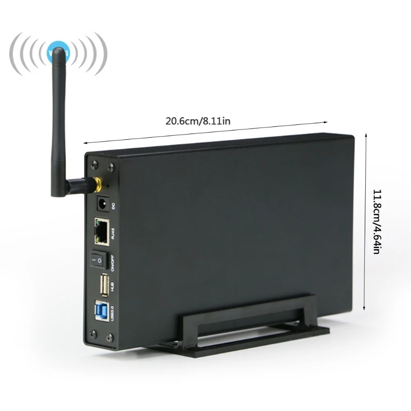 ޴ 3.5 ġ HDD SSD Ŭ, ޴ USB3.0 Rj45 ̴ NAS