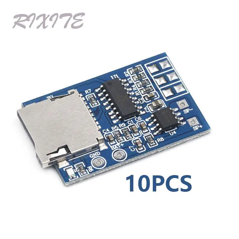 

10PCS GPD2846A TF Card MP3 Decoder Board 2W Amplifier Module for Arduino GM Power Supply Module