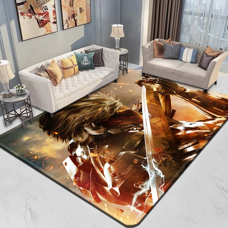 Gioco Metal Gear War Carpet Kitchen Matentry Zerbino Camera Da Letto Decorazione Del Pavimento Soggiorno Tappeto Bagno Tappeto Antiscivolo