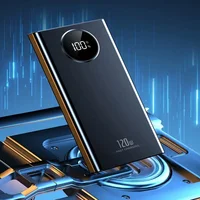 80000mAh Power Bank 120W Super Fast Charging Ultralarge Capacity For Mobile Power External Battery For iphone Spare Battery New 2