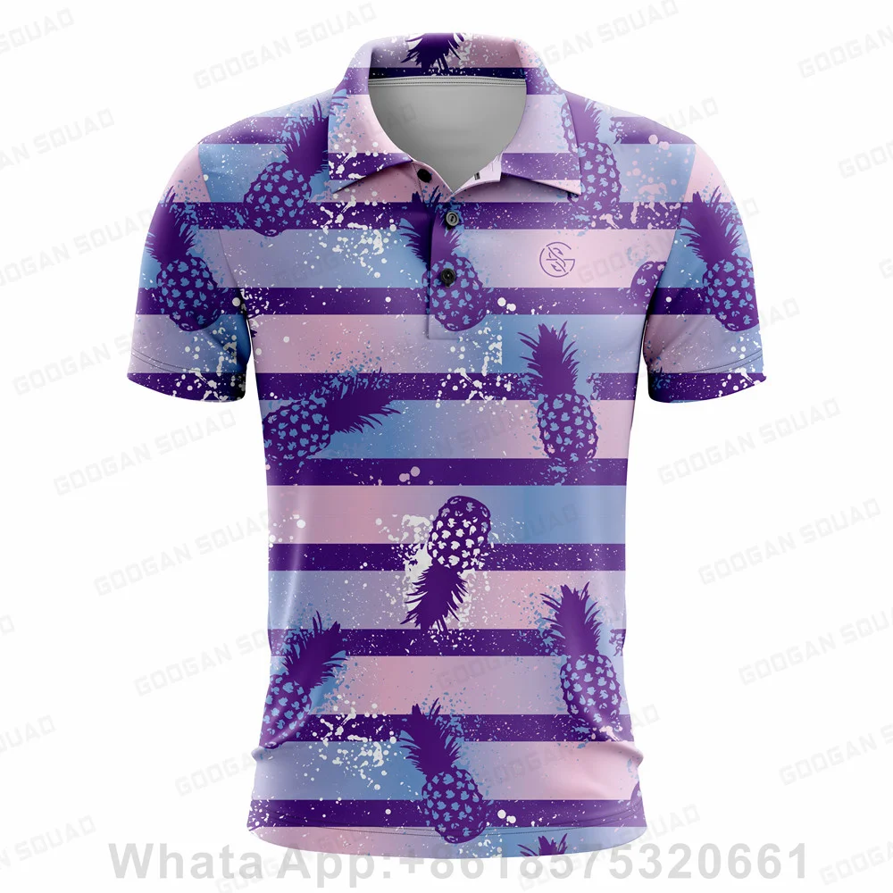 

Men Sportswear Classic Casual Polo Shirt Golf Shirt Summer Functional Polo Shirt Quick Dry Breathable Short Sleeve Lapel Shirt