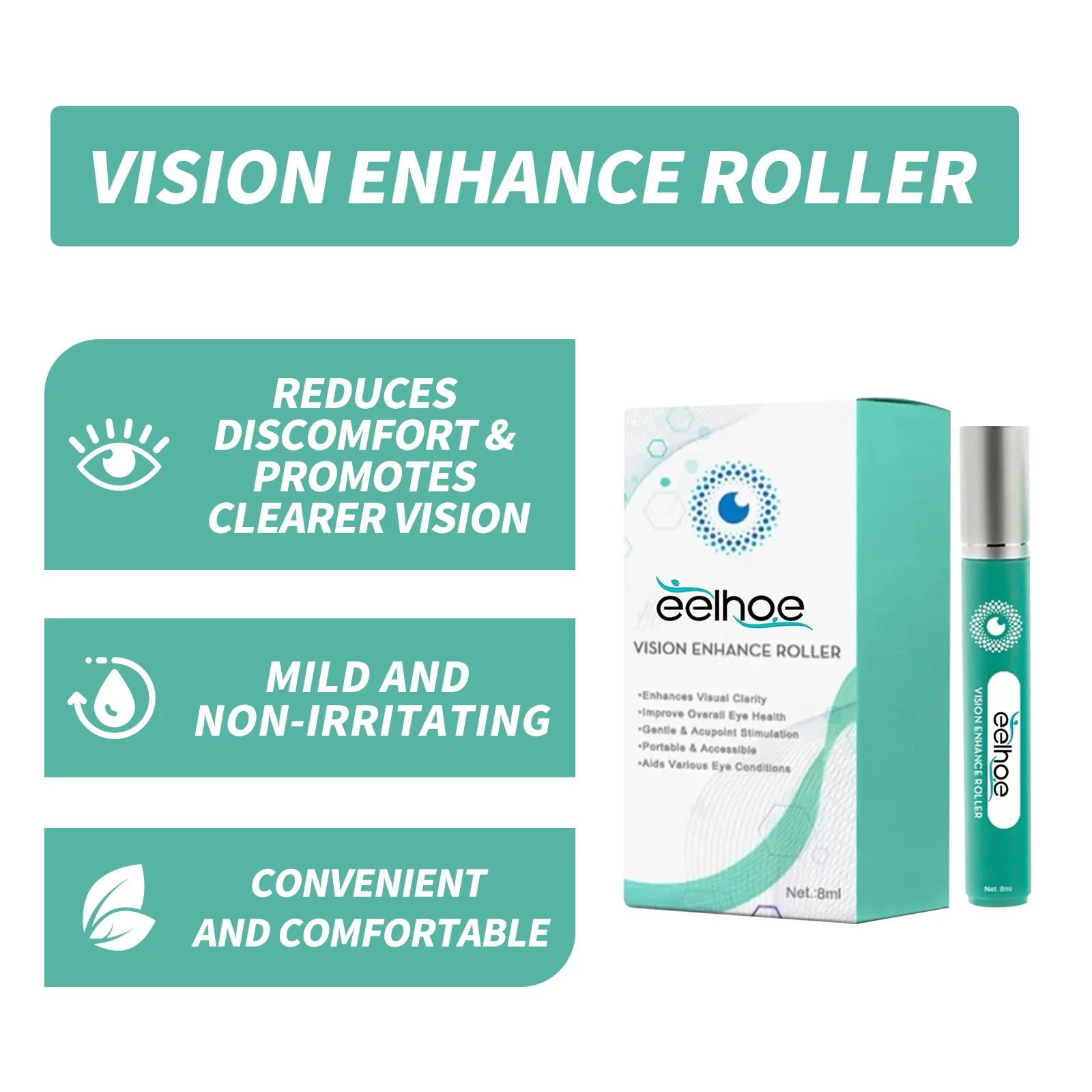 Rapid Treatment Myopia Eye Serum Relieve Vision Astigmatism Relieve Eye Fatigue Eliminate Dark Circles Bags Eye Care Essence 5