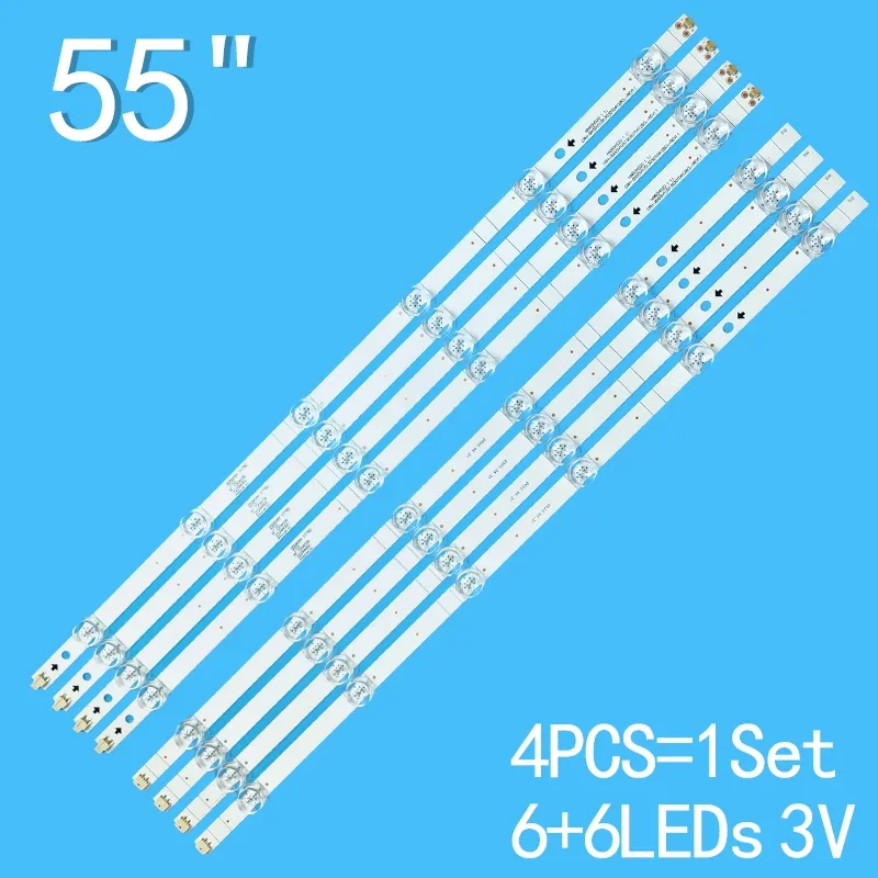 LED Backlight for CRH-BX55V1U513030T04128CL-REV1.1 BX55V1U513030T04128CLREV1.1 HD550V1U51-T0L4\S0\GM\ROH T0L2B1 H55B7100 for jl d425b1330 003as m v02 hd425x1u71 t hd430x1u81 t0l1 svh425a09 crh bx43x1u813030t021198s rev1 1 43a52e hz43e3d