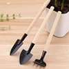 3 Pieces Small Gardening Hand Shovel Garden Trowel Transplanter Lightweight Comfortable Ergonomic Handle Gardening Tool 3