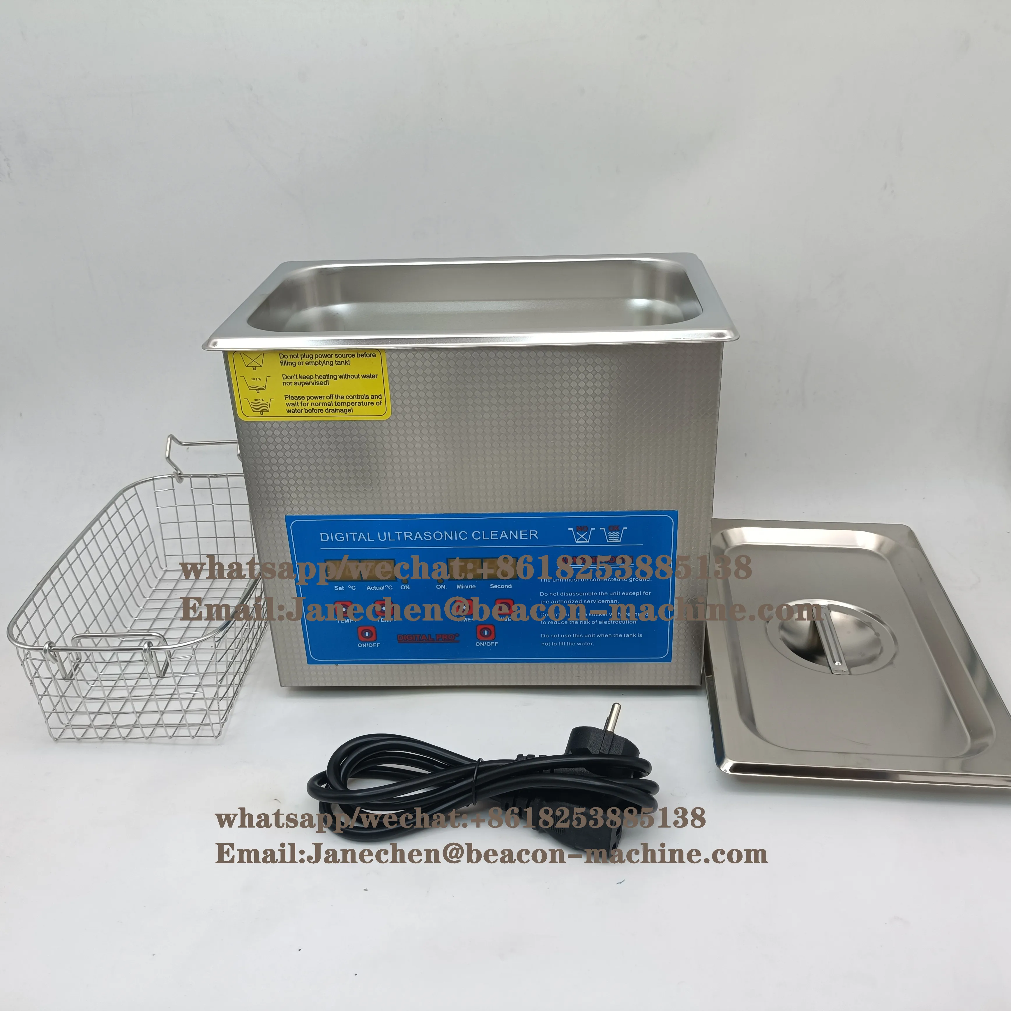 Ultrasonic Cleaner Clean Diesel Injector 120w 40 Khz 3.2l Ultrasonic