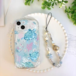 Vibrant Ocean Life Phone Case: Turtle, Jellyfish, Starfish Design for OPPO A5 Pro 5G 4G (1)