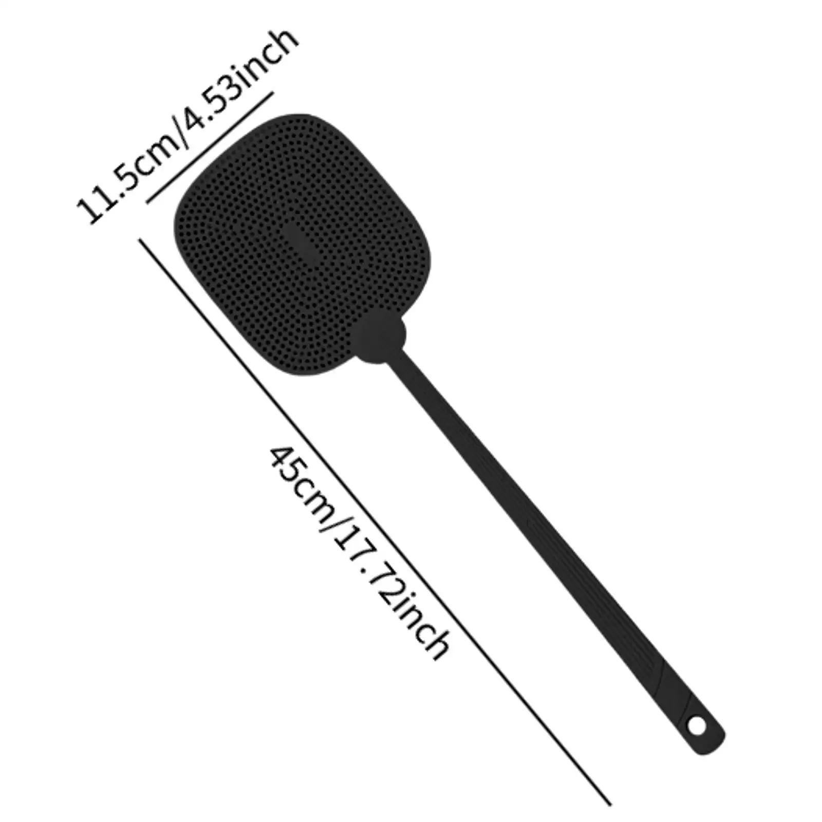 Manual Fly Swatter Portable with Hanging Hole for Outdoor Bedroom Household