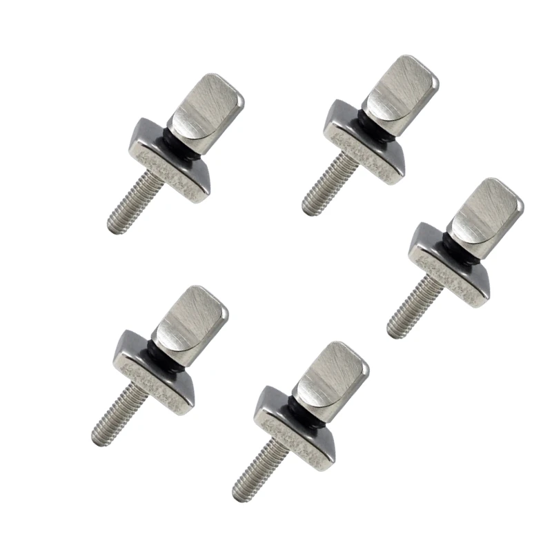 5pcs M4/M5 Stainless Surf Fin Screws Surf Fin Bolts Longboard Sliding Fin Box Plate Screws Smart Screw