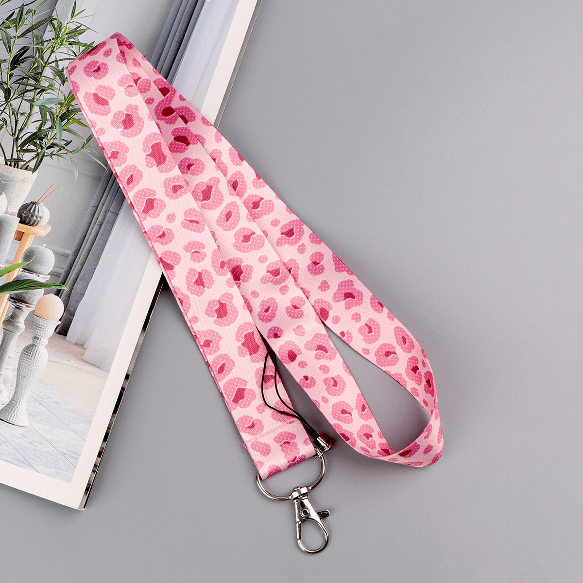 보헤미안 스타일 랜야드 ID 카드 커버 배지 거치대, 꽃과 꿀벌 랜야드, 비즈니스 전화 키 랜야드, 넥 스트랩 키체인